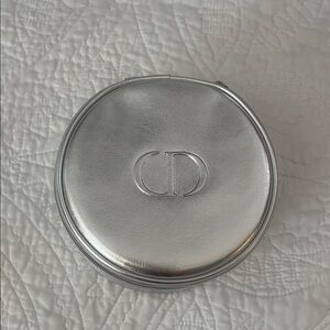 Christian Dior Elegant Silver and White Case